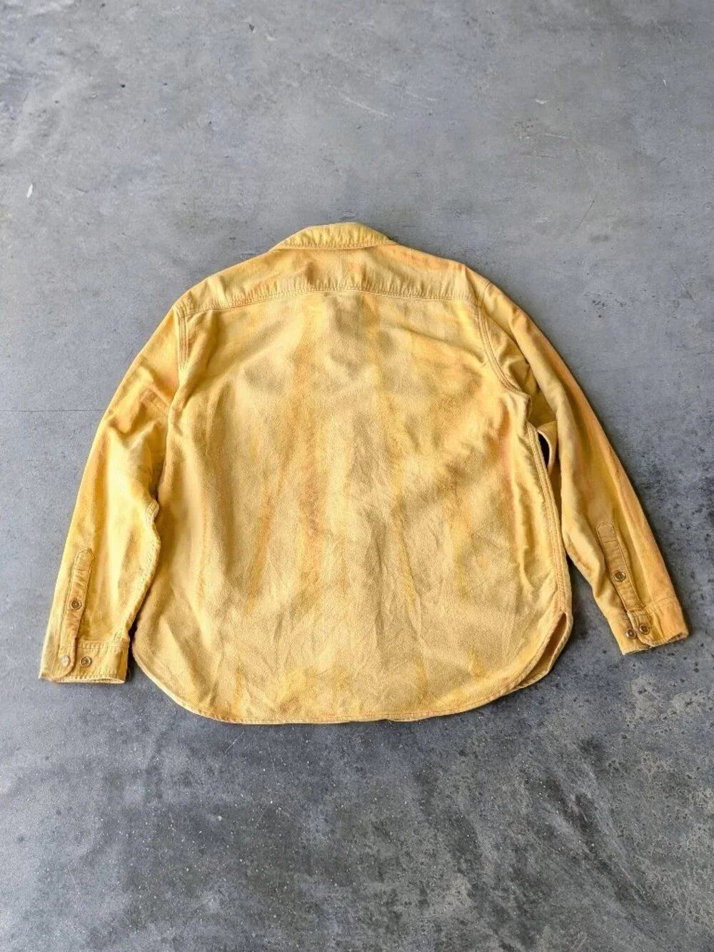 Urban Outfitters BDG Yellow Tie Die Western Shirt Jacket Shacket medium